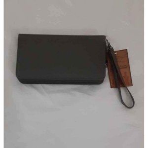 Double Zipper Wallet For Women (Grey)